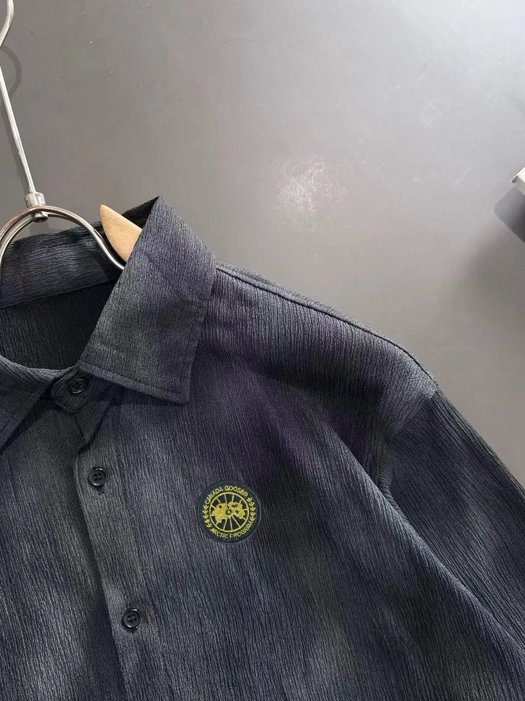 Next day shipping P360 Big Goose 2025 Autumn Men's Thin Breasted Fashion Tie-Dye Long Sleeve Shirt New Loose Versatile Lapel Top Casual Trendy Men's Shirt Size: M-3XL